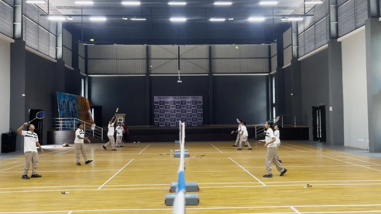 Badminton courts